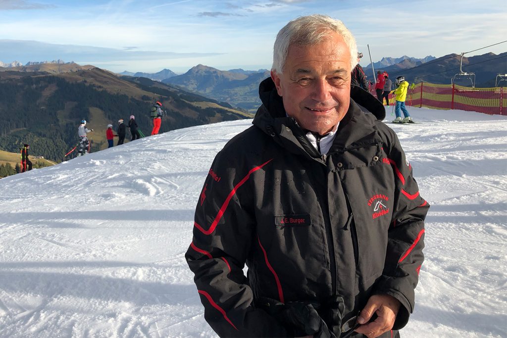 Josef Burger beim Saisonstart im Oktober 2019 © Skiing Penguin 