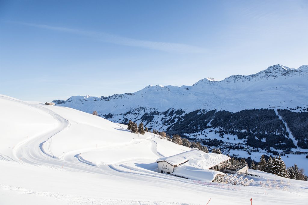 Ein Bild, das für den ganzen Alpenraum spricht: gute Bedingungen, aber kein Skibetrieb © Lenzerheide