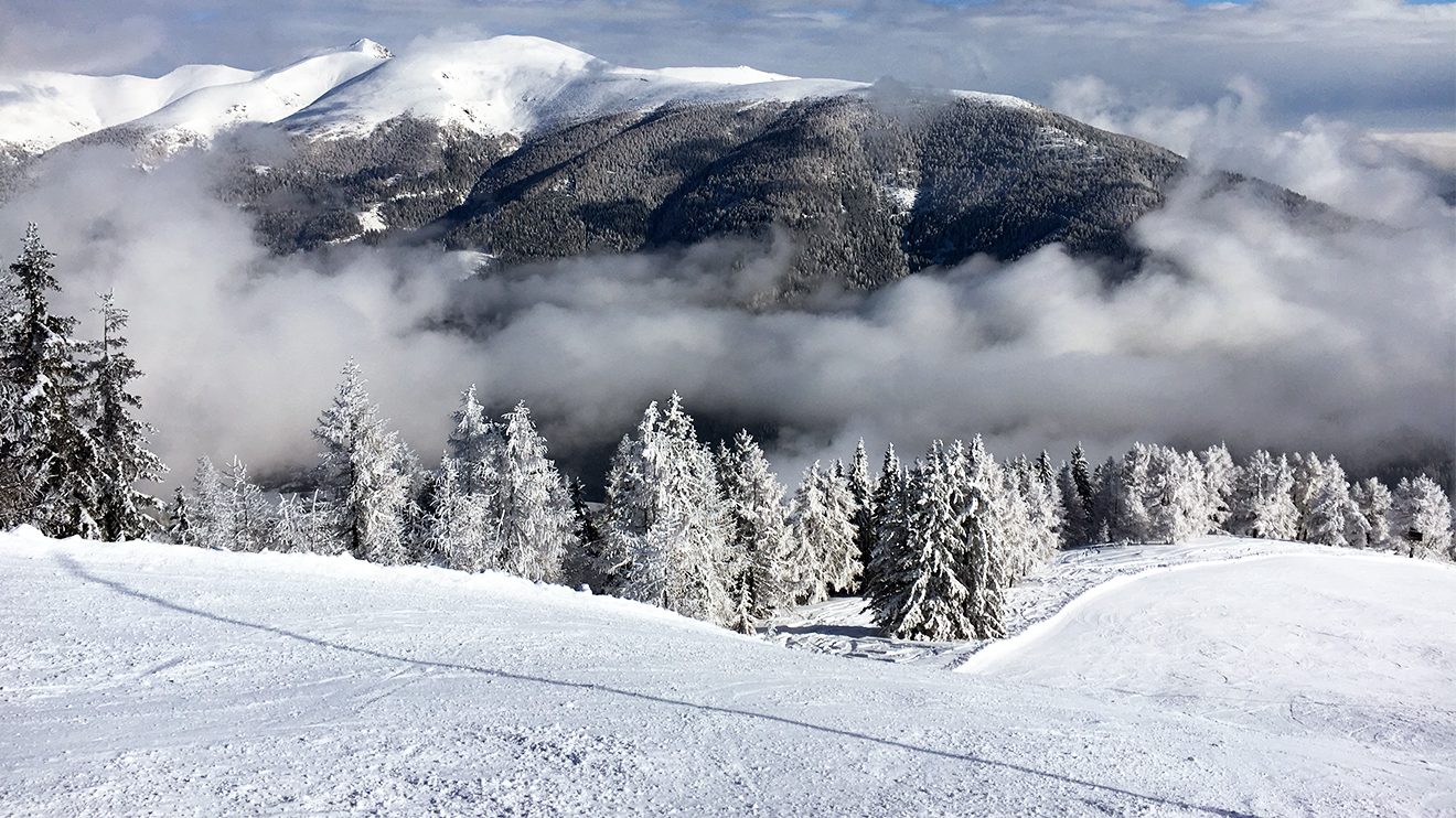 Das Skigebiet Bad Kleinkirchheim ist umgeben von "Nockalan"