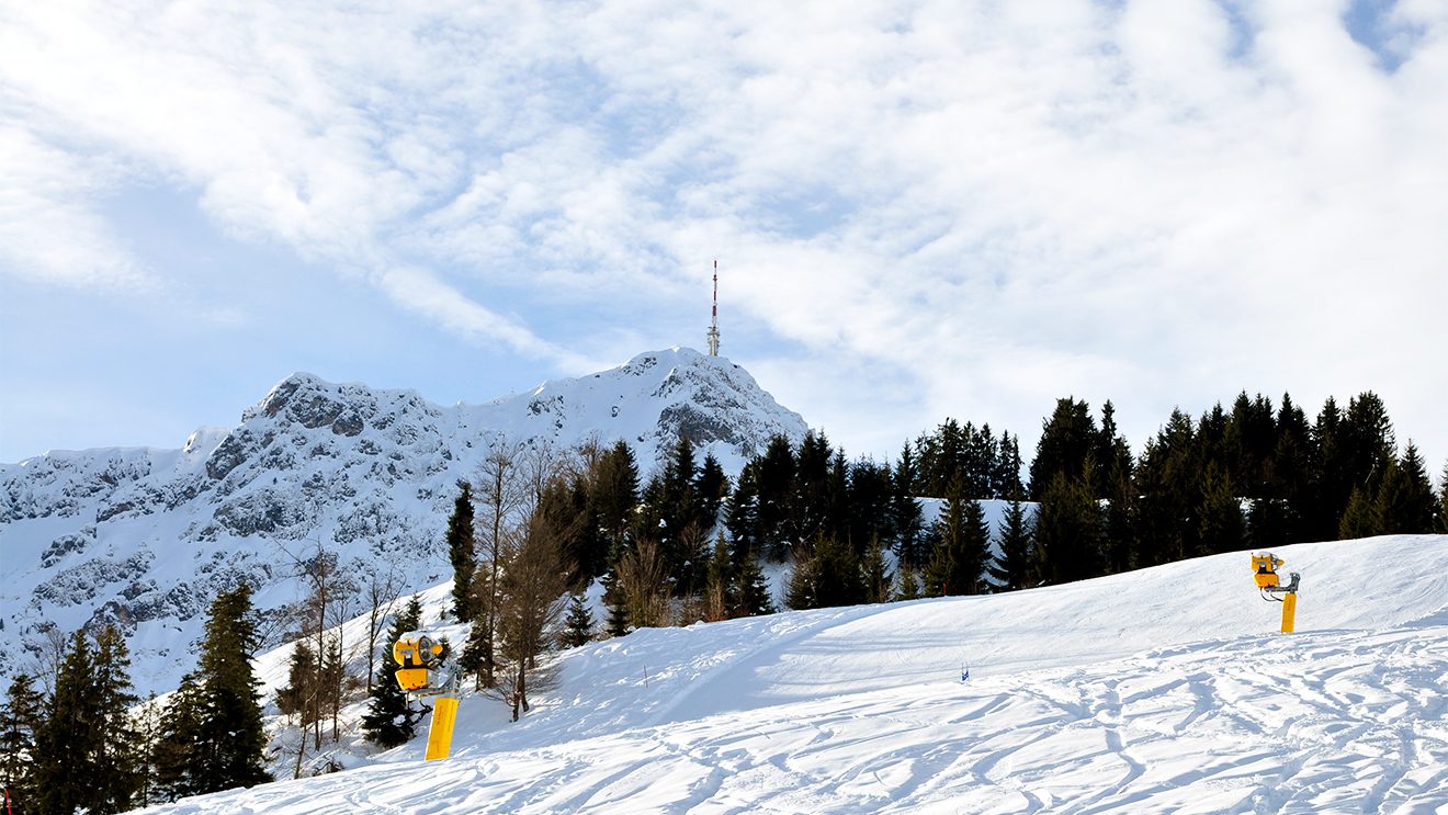 Das Kitzbüheler Horn - omnipräsent © Skiing Penguin