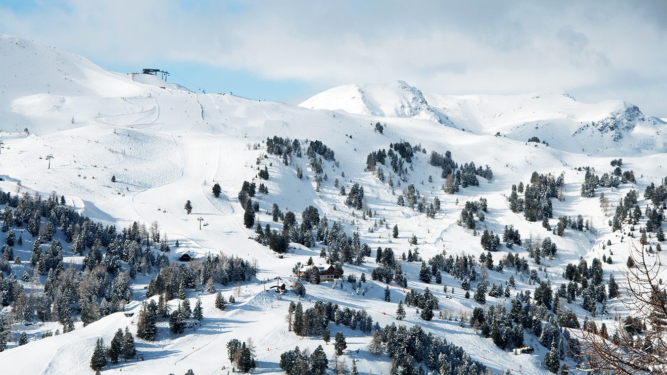 Die Kornockbahn öffnet viele Wege ins Tal © Skiing Penguin