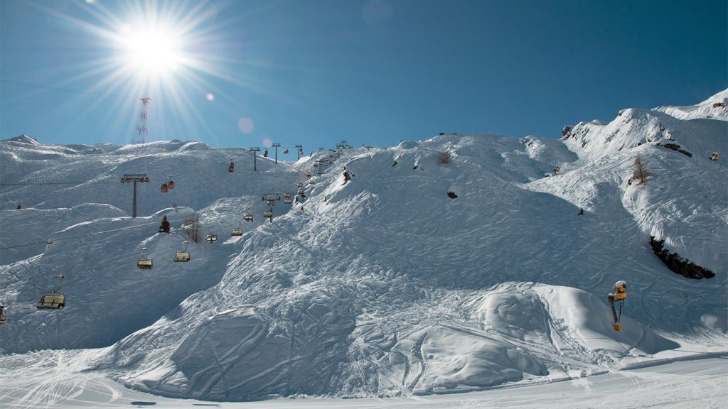 Vier markierte Freeriderouten enden am Langwiedboden © Skiing Penguin