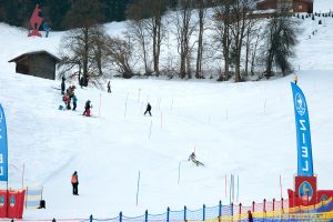 Der FIS-Slalom am Ganslernhang in Kitzbühel © Skiing Penguin