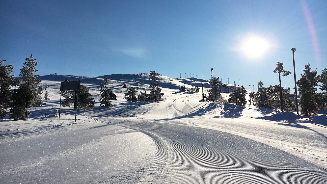 Die Pisten sind den ganzen Tag perfekt präpariert © Skiing Penguin