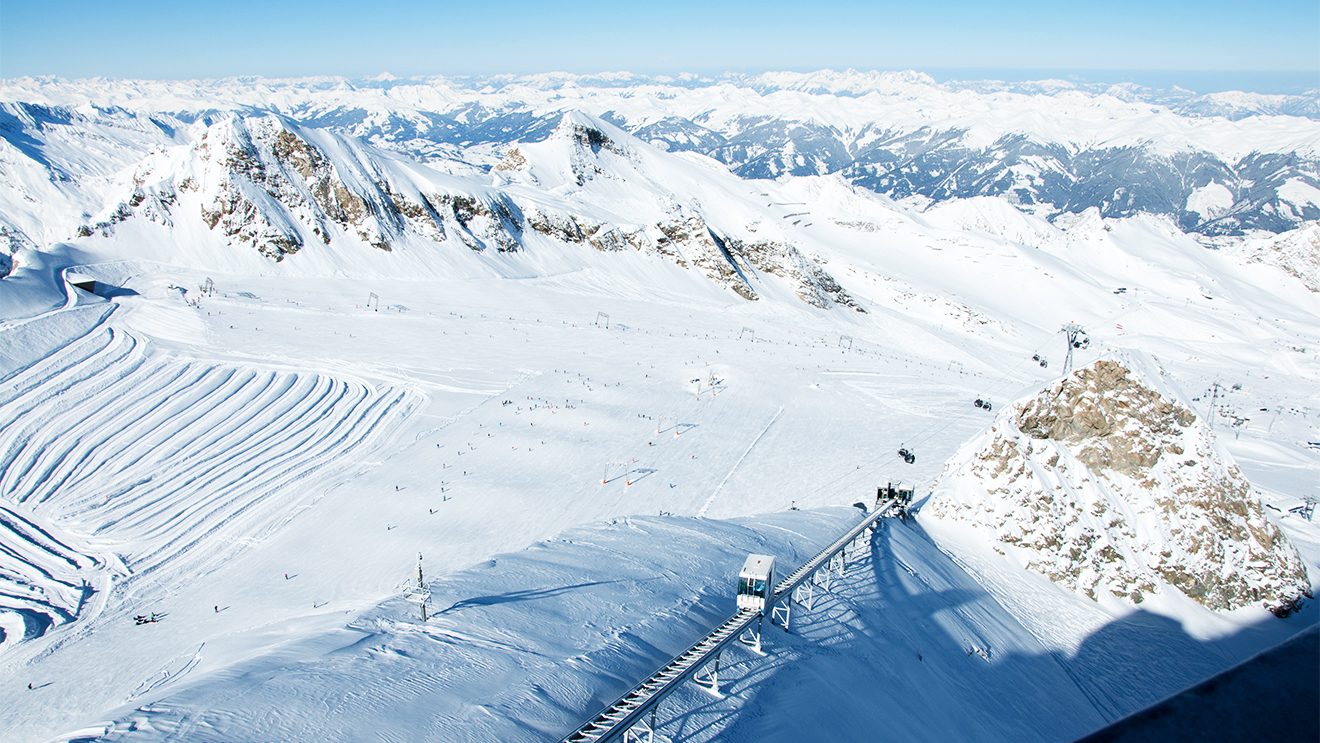 Das Gletscherplateau am Kitzsteinhorn © Skiing Penguin