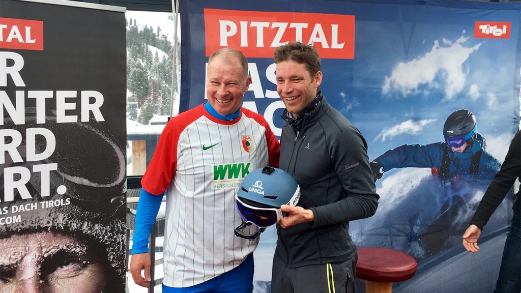 Augsburg-Manager Stefan Reuter und Benjamin Raich © Skiing Penguin