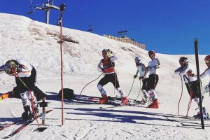 Die DSV-Herren beim Training in Valle Nevado © Instagram / DSV Alpin