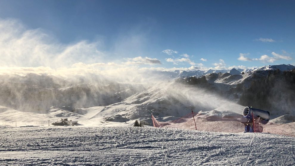 Kunstschnee besteht aus Wasser und Luft © Skiing Penguin