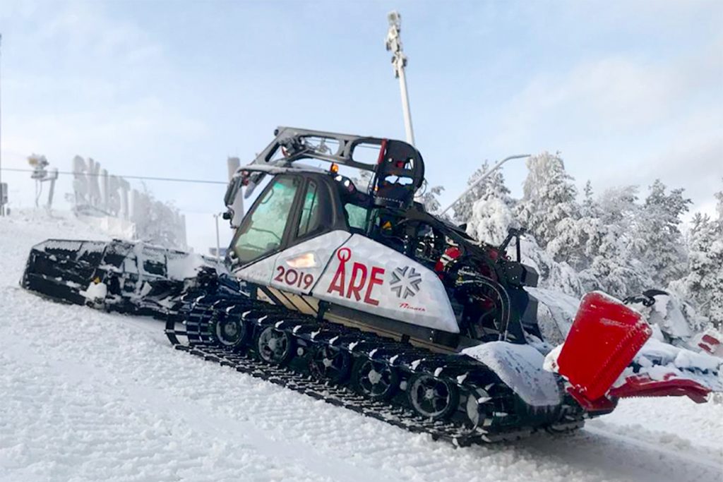 Die umweltfreundlichen Pistenraupen fahren mit HVO - Hydrotreated Vegetable Oils © Prinoth 