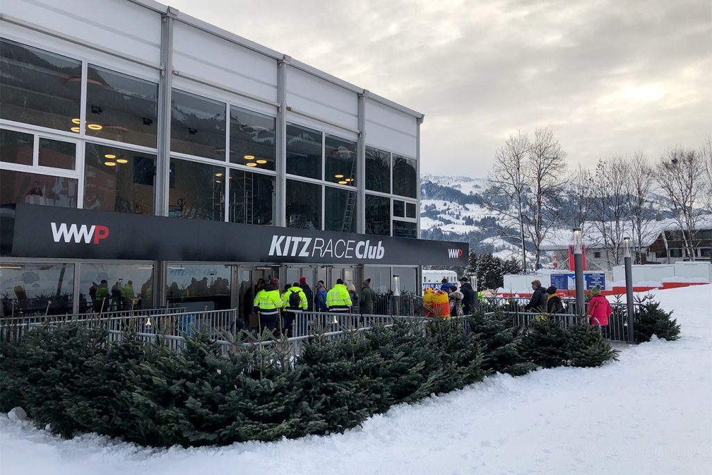 Der "Kitz Race Club" böte auch 1500 Interski-Gästen Platz © Skiing Penguin 