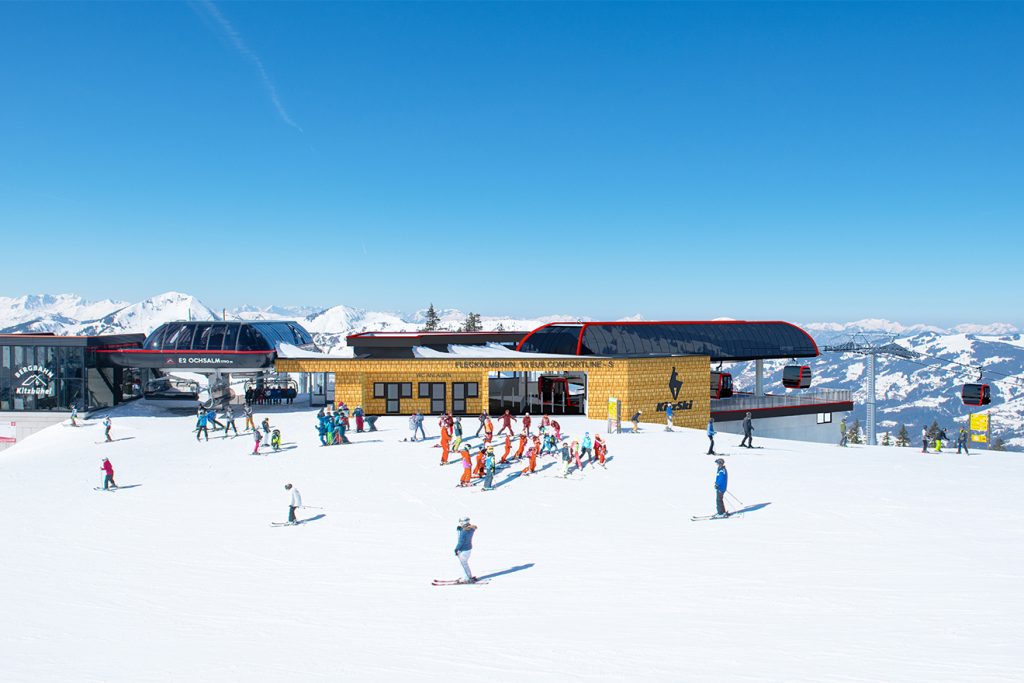 Die neue Bergstation an der Ochsalmbahn © Bergbahn Kitzbühel 