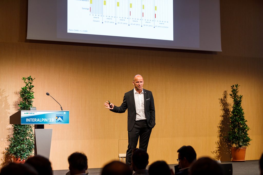 Hubert Siller bei den Inspiration Days der Interalpin 2019 © Interalpin/Thomas Steinlechner