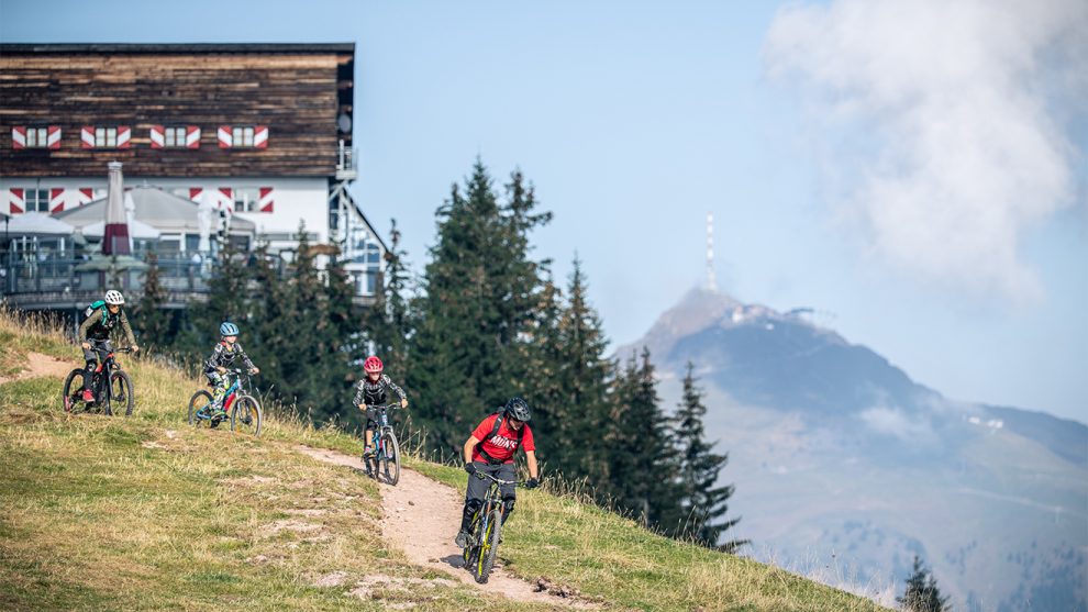 Mit der Hahnenkammbahn zum neuen Bike Trail an der Asten © Michael Werlberger