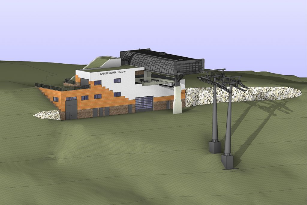 Die Bergstation der neuen Gabühelbahn wird etwas nach oben versetzt © Hochkönig Bergbahnen AG
