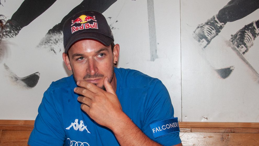 Dominik Paris beim Interview © Skiing Penguin