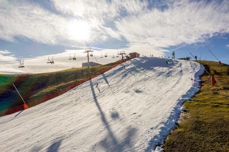 Die Piste liegt übrigens zwischen 1700 und 1900 Meter Seehöhe © Skiing Penguin