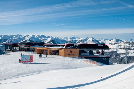 Die Bergstation schließt an jene der Ochsalm an © Skiing Penguin