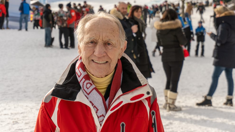 Anderl Molterer beim Hahnenkammrennen 2020 © Skiing Penguin