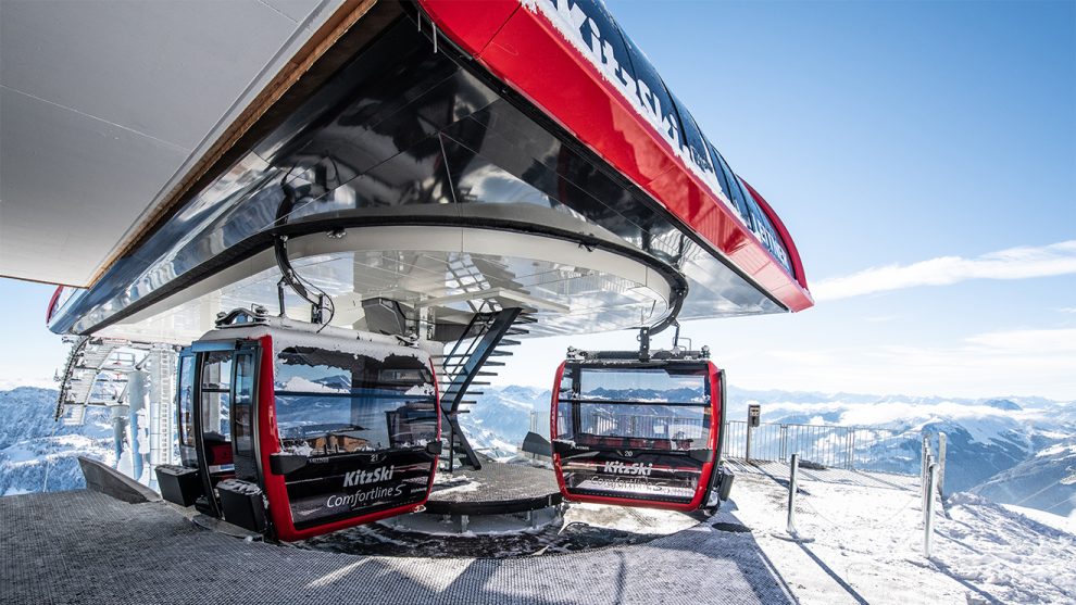 Österreichs Lifte, wie hier am Kitzbüheler Horn, stehen still © KitzSki/Michael Werlberger