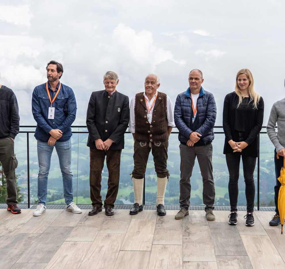 Klaus Sammer, Alexander Koller, Hias Leitner, Ernst Hinterseer, Markus Gandler, Lisa Hauser und David Kreiner @ alpinguin