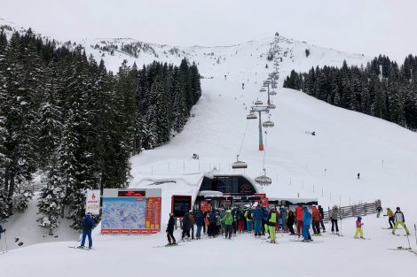 Kitzbühel, Steinbergkogel, 4. Dezember um 10 Uhr © Skiing Penguin