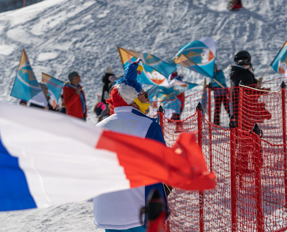 Die französischen Fans sorgten für Stimmung © alpinguin