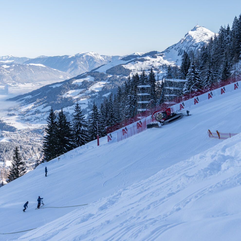 Die Streif im Winterkleid © KSC/alpinguin